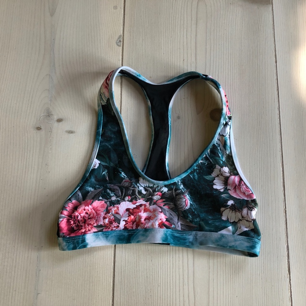 HANDSOME Floral Print Sports Bra